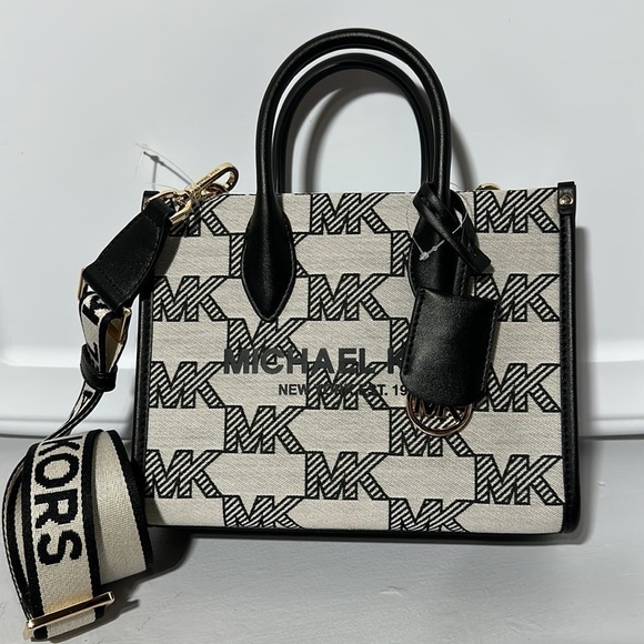 MICHAEL KORS
Mirella Small Logo Jacquard Crossbody Bag - Picture 1 of 12